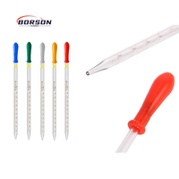 Ampoule d'aspiration en silicone de laboratoire de haute qualité 1ml 2ml 3ml 5ml 10ml compte-gouttes en verre bouchons en silicone Pipette Pasteur ampoule en caoutchouc