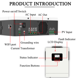 Sistema Solar SUYEEGO Fuera de la Red 220/230/240vac Funciona Sin Batería 6kw 10kw 6KW/10KW Paneles Solares e Inversores 6KW/10KW - Product Image 3