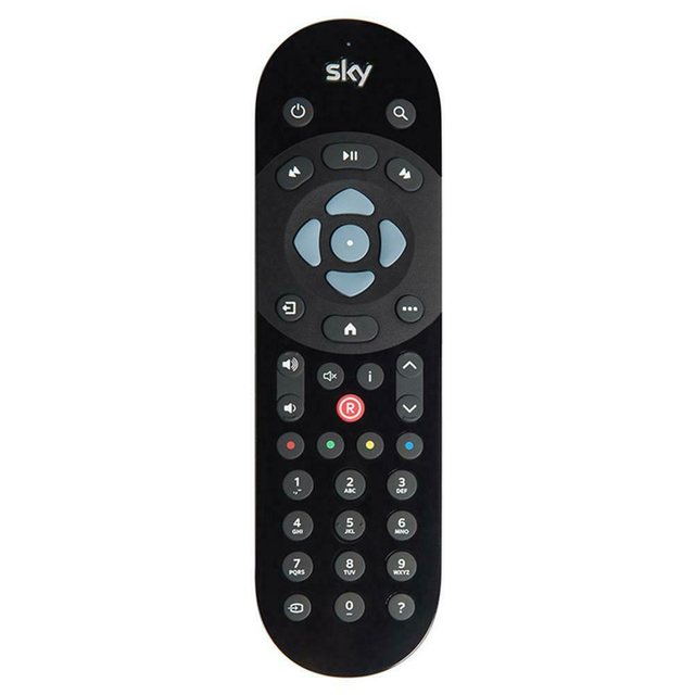 Universal IR Remote Control Suitable for SkyQ Box INFRARED TV UK Voice Search BT TV Remote Control Without Voice