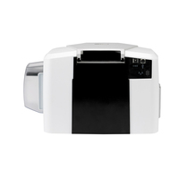 Printer Kartu Langsung ke Kartu 300 Dpi C50 ABS dengan Pencetakan Satu Sisi dari Tepi ke Tepi CR-80 Hitam