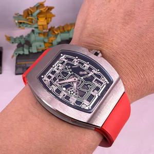 Montre mécanique automatique pour homme en or rose de luxe, version la plus élevée, ultra-fine, 67-01, saphir - Product Image 4