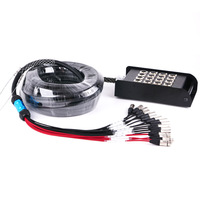 Câble audio 16 canaux XLR non blindé à conducteurs en cuivre avec gaine en PVC 30m pour boîtier de jonction mobile de scène (Cannon Box/Reel)