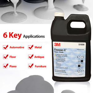 3m 51056 araba boyası onarım çizik parlatma aracı incelik-it araba lehçe 51056 3.78 litre çevre dostu ince mor parlatma balmumu - Product Image 3