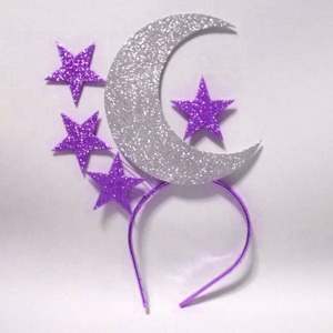 Wholesale Creative Moon <b>Sequins</b> Pentagram <b>Headband</b> for Christmas Performance Decorate for Performance & Christmas Decorations - Product Image 5