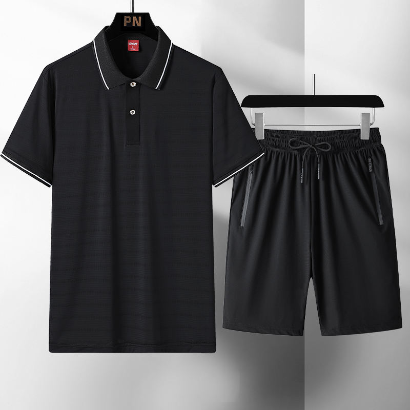 Noir [T-shirt] + Noir [short]