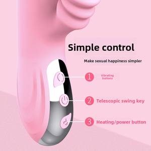 Vibrador de silicona de 20 frecuencias con lengua pequeña tipo conejo para adultos - Product Image 5