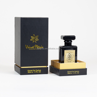 Boîte à parfum en carton de luxe personnalisée avec couvercle 30ml/50ml Boîte d'emballage en papier gaufré pour bouteille de parfum pour cosmétiques