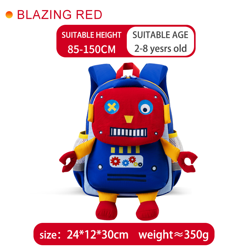 Faccia rossa del robot