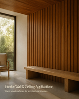 Revêtement mural en cèdre radiata thermo-traité, lambris mural en bois de pin carbonisé pour la décoration de villas et de chalets