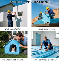 Feuilles de mousse bleue de 1,5 pouce d'épaisseur |   Plaques de polystyrène XPS pour l'artisanat, l'isolation, le bricolage, la modélisation et les fournitures artistiques