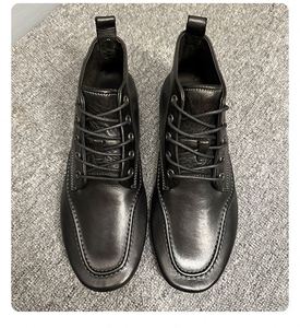 Chaussures habillées pour hommes en cuir véritable, à lacets, imperméables et respirantes, à bout pointu, pour l'automne et les mariages, idéales pour le dropshipping - Product Image 6