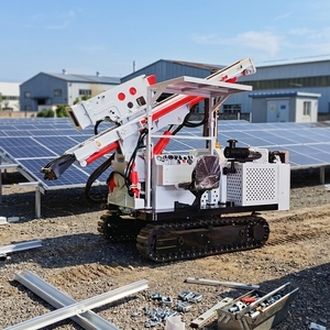 Pile driver photovoltaïque solaire <span class=keywords><strong>de</strong></span> type chenillé TEZHONG TZ536 certifié CE, haute efficacité, personnalisable - Product Image 1