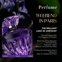 C2U Twilight Amethyst Parfum Femme Paris Weekend Fragrance Léger Longue Durée Spray Vente en Gros