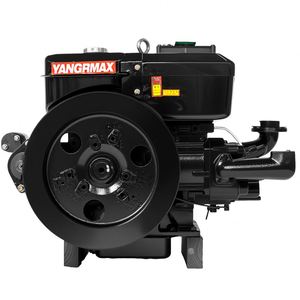 Moteur diesel monocylindre Yanmar ZR192M 11HP refroidi par eau avec démarrage électrique et 4 temps pour machines agricoles - Product Image 2