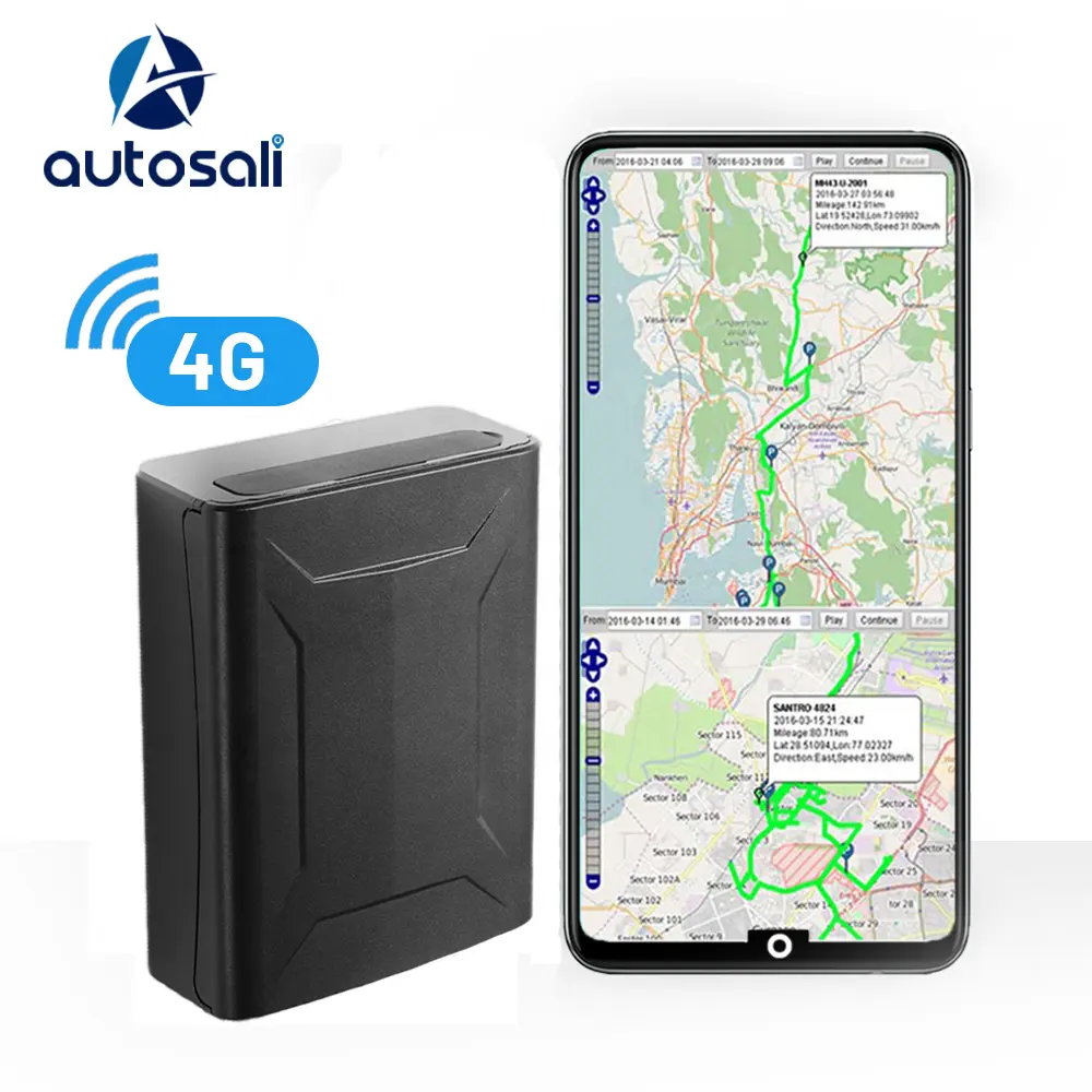 자동 살리 GT04 도매 제조 스마트 추적기 자기 GPS 추적기 로케이터 7500mah 긴 대기 자산 추적