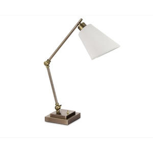 Lámpara de Lectura LED para Dormitorio, Cuerpo de Hierro con Pantalla Metálica, Alimentación por Corriente Alterna - Product Image 2