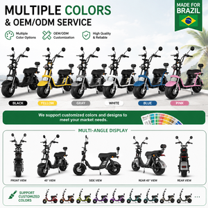 Scooter Eléctrico para Adultos con Neumáticos Extra Anchos, 60v, Amortiguadores, Pantalla LED, Batería de Litio de Largo Alcance X7, Directo de Fábrica - Product Image 5