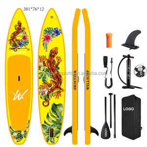 Tabla de Surf Inflable para Deportes Acuáticos, Tabla de SUP de 381 cm, Tabla de Paddle Surf, Tabla de SUP de Carreras de 381 cm - Product Image 1