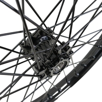 Jeu de roues à rayons en alliage anodisé CNC KYZ 21/18 pouces Supermoto, moyeu couleur personnalisée Rawrr Mantis X Surron Talaria Enduro Racing Pro Kit