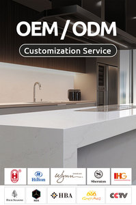 <span class=keywords><strong>Aglomerado</strong></span> de Cuarzo con Aspecto de Mármol Calacatta con Vetas Grises para Diseño de Interiores, Decoración de Paredes y Cubiertas de Mesa - Product Image 4