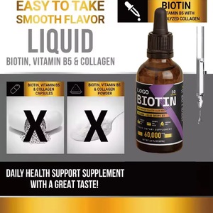 Hot-selling <strong>Biotin</strong> &amp; Collagen <strong>Liquid</strong> Drops for Hair Growth Supports Strong Nails Glowing Skin Healthy - Product Image 4