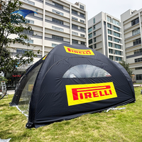 Bâche de voiture personnalisée de marque tente pneumatique tente dôme gonflable d'extérieur tente publicitaire Gazebo tente événementielle avec fenêtre en PVC