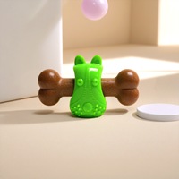 Jouets à mâcher durables pour chiots, bâtonnets à mâcher en bois et en plastique en forme d'os, jouets pour animaux de compagnie pour jouer en extérieur et en intérieur