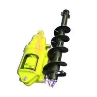 Foreuse hydraulique Hope HP-3500, foreuse à terre, mini-foreuse pour mini-chargeur, accessoire de foreuse pour excavatrice, tracteur
