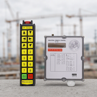 Control Remoto Inalámbrico Industrial de 14 Teclas y Una Sola Velocidad, Triple Protección IP67, Parada de Emergencia, Antiinterferencias, para Grúa Puente