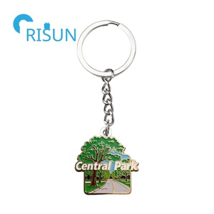 Fabricación de fábrica EE. UU. Montañas Rocosas Viajes Aventura Recuerdo Llavero Titular Esmalte personalizado Parque Nacional Llaveros - Product Image 6