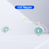 Lampe d'opération LED sans ombre à lumière froide, portable, CRI 96 élevé, longue durée de vie, pour usage médical vétérinaire