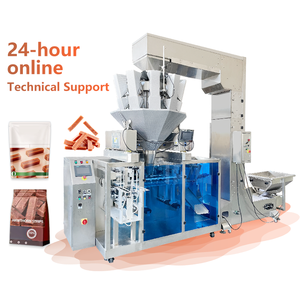 Machines d'emballage automatiques multifonctions pour sachets stand-up, biscuits Hawthorn Strip et aliments en Doypack - Product Image 1