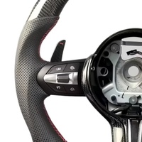 Volant en fibre de carbone LED pour BMW F30 F10 F15 F36 F20 F22 F25 F32 M3 M4 M5 X5 E46 E60 E70 E90 E91 E92 M Sports