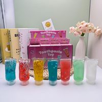 Jouet à presser en forme de dentifrice fluide 2026, créatif, relaxant, anti-stress, compressible, moulable, transparent, rebondissant, thermoplastique
