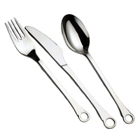 Ensemble de couverts suspendus en acier inoxydable 18/10, cuillère, fourchette, couteau à dîner, couverts