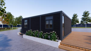 20ft Versand container haus Modifiziert mit Holz innenraum und geräumigem Layout Modularer Fertighaus-Büro container 2 Etagen - Product Image 2