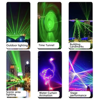 Machine de spectacle de lumière laser 3D RVB pleine couleur, équipement de tunnel temporel, discothèque, fête, scène, projecteur de lumière laser