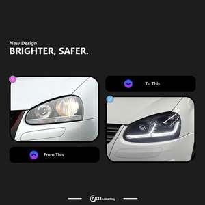 Reemplazo de Faros Matrix para Golf 8 GTI 2013-2023, Directo de Fábrica, Alta Calidad, 6500K/6000K, Nuevo, 12V 65W 6500 lm, Ajuste Universal - Product Image 1