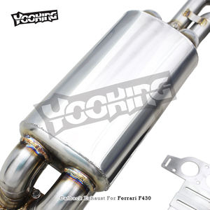 Sistema di scarico valvolato sportivo personalizzato per <span class=keywords><strong>Ferrari</strong></span> F430 Spider/coupé 4.3 sezione posteriore 2005-2009 prestazioni con telecomando - Product Image 3