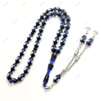 Cadeau islamique Tabiha pour le Ramadan, 33 perles en résine de 8 * 12 mm, bracelet de prière Misbaha, perles de prière musulmanes