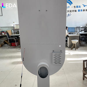 LEDA Vente flash Cabine téléphonique en métal pour mariage avec support pour tablette, support pour livre d'or téléphonique pour événements, décorations de mariage - Product Image 2