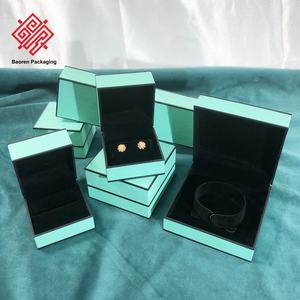 Baoren 2026 nueva caja de exhibición de joyería Rosa minimalista con bordes negros para Pendientes colgantes caja de almacenamiento al por mayor Stock disponible - Product Image 6