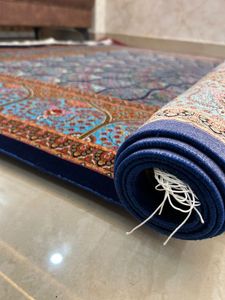 Alfombra Moderna de Seda Pura Hecha a Mano con Construcción Anudada a Mano, Superficie Antideslizante, Lavable, para Sala de Estar, Dormitorio, Hotel de Lujo - Product Image 3