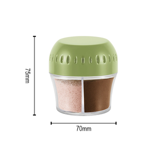 Commercio all'ingrosso Condimento 4 Camere di Vibrazione Top di plastica spezia vasetti bottiglia di sale shaker pepper dispenser con vaso di PS - Product Image 4