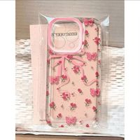 Coque de téléphone esthétique à nœud floral mignon pour iPhone 17 16 15 14 13 12 11 Pro Max X Plus XR XS – Protection mobile