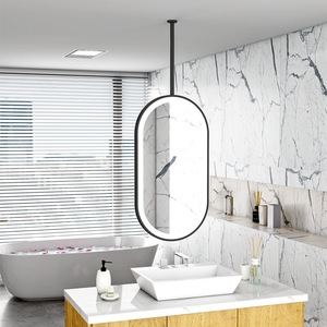 Espejo Luminoso de Doble Cara Colgante, Diseño Nórdico en Forma de U para Baño y Barbería, Uso en Maquillaje - Product Image 4