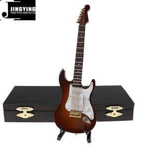 2024 jingying âm nhạc Mini nhạc cụ mô hình, gỗ làm bằng tay đa Kích thước mô hình Guitar Điện trang trí nhà âm nhạc Quà Tặng - Product Image 3