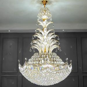New Design Luxury Design Indoor Decorative <b>Light</b> Hotel Banquet <b>Hall</b> Big K9 Crystal Chandelier Lighting - Product Image 3