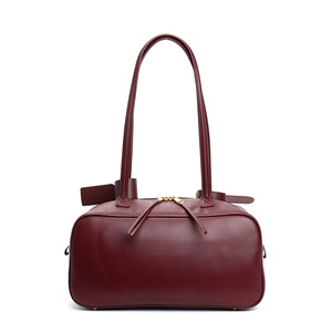 Bolso de Hombro Cilíndrico de Piel Sintética para Mujer, Antirrobo, Estilo Vintage, Verano, 7 Pulgadas, Uso Diario, Múltiples Colores, Personalizable - Product Image 1