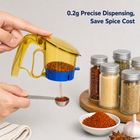 Dispenser Bumbu Presisi Komersial, Penyemprot Rempah Genggam untuk Garam, Merica, Cabai Bubuk, Ideal untuk Makanan Cepat Saji dan Memanggang di Halaman Belakang
